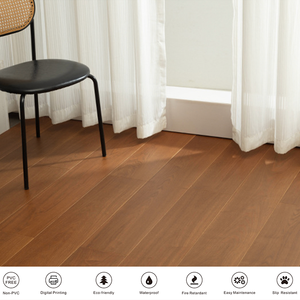 Lujo Durable Antideslizante PET No PVC Pisos interiores Impermeable Ignífugo y libre de contaminación RPET para hoteles Villas Hospitales - Product Image 2