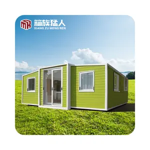 Low Cost 20 Ft Tiny Villa Foldable And Expandable Container Houses Prefab Home With Bathroom 3 Bedroom Casa