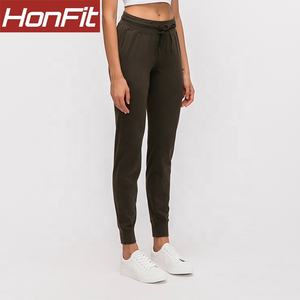 OEM Plain Sportswear New Jogger Pants Yoga Cordón Gimnasio Running Leggings con bolsillo - Product Image 4