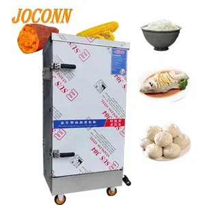 Electric gas steaming machine for rice baozi momo/ Fish shrimp steamer cooker machine commercial/ potato corn sausage steamer