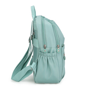 <span class=keywords><strong>Zaino</strong></span> da <span class=keywords><strong>donna</strong></span> pratico multicomparto <span class=keywords><strong>in</strong></span> <span class=keywords><strong>tessuto</strong></span> di nylon per il pendolarismo all'aperto, chiusura con cerniera versatile, borsa a tracolla singola - Product Image 3