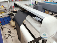 Machine de découpe de vinyle Pcut d'occasion, traceur de découpe de 1200 mm, échantillon à bas prix
