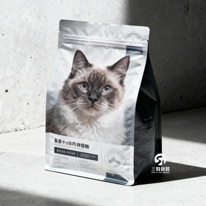 Sacs d'emballage pour aliments pour chiens en PE laminé de qualité alimentaire, robustes et personnalisés, pochettes verticales refermables 15kg 20kg 25kg pour gelée et chewing-gum - Product Image 4