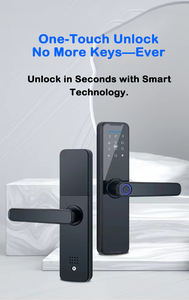 एक्सेललॉक wf07 ग्रेड सी सुरक्षा एल्यूमीनियम मिश्र धातु स्मार्ट लॉक फिंगरप्रिंट और तुया/टलॉक ऐप के साथ संगत - Product Image 3