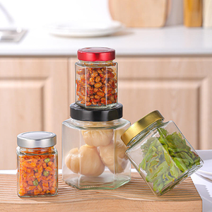 Bocaux de conservation alimentaire en verre ronds vides pour confiture, sauce, épices, noix, miel – 50ml, 75ml, 80ml, 100ml, 150ml, 195ml, 240ml, 350ml, 450ml, 500ml - Product Image 6