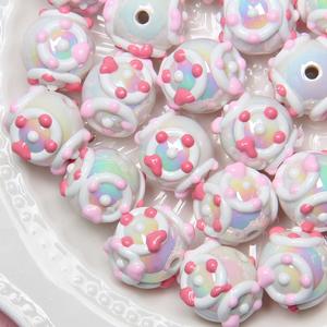 2025 verano nuevo aceite pesado pintado a mano cuentas Diy teléfono móvil cadena coche remolque cordón Headrope cuentas - Product Image 1