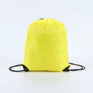 Bolsa Ligera de Poliéster con Cordón, Mochila Deportiva para Gimnasio con Esquinas Reforzadas, 6 Colores, Logotipo Personalizado - Product Image 2