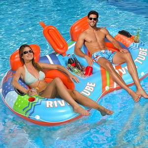 Flotador Inflable de PVC Moderno Premium JOSEN para Piscina, Equipo de Juego Acuático para 2 Personas, Juguetes para Adultos, Ocio de Verano - Product Image 1