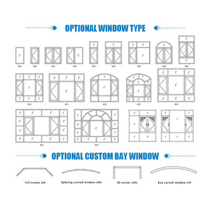 Bán buôn phong cách hiện đại Florida đã được phê duyệt Hurricane-proof ngang trượt Windows với tác động Glass uPVC PVC Khung chất liệu - Product Image 4