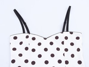 ZADE 2025 Collection d'été Haut corset imprimé à pois confortable pour femmes Nouveautés dans les gilets et les gilets - Product Image 3