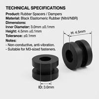 Entretoise anti-vibration en silicone Jacey M3*4.5 pour contrôleur de vol de drone