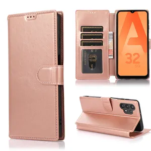 Per Samsung A54 A34 custodia a portafoglio in pelle Folio Flip Cover con cavalletto slot per carte di credito custodia per telefono per Samsung A04S A14 A24