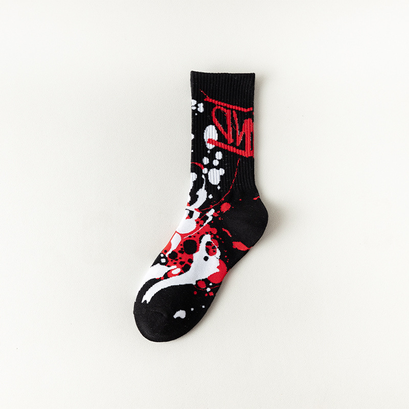 Manufacture Fashion Men's Basketball Sports Socks Hip-hop High Street Skateboard Socks