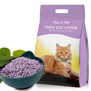 Disponible Prevención de olores Formando un racimo de arena para gatos de tofu triturado