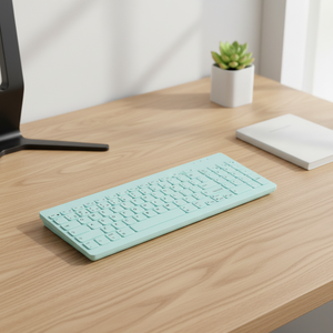 HengYu Wireless Waterproof New 96-Key Silent Membrane <b>Portable</b> Type-C Three Mode <b>Keyboard</b> Pad Model C96 OEM/ODM for All Pad - Product Image 1