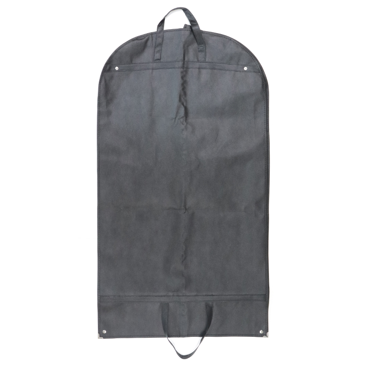 Luxury black eco friendly foldable cloth suit cover mens suit garment bag with zipper