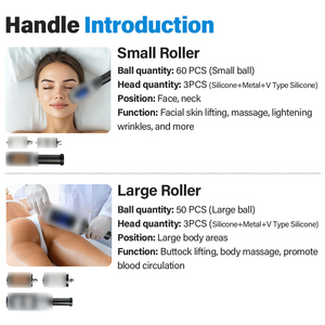 Mới Nhất Slaon 2 Trong 1 Da Mặt Lift & Cơ Thể Đường Cong 360 Bên Trong Bóng Con Lăn Máy Trị Liệu Với 3 Đầu Cho Hai Tay Cầm - Product Image 3