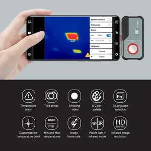 New 256*192 Pixels <b>Thermal</b> <b>Camera</b> Infrared Imager for Android Type C Mobile Phones HT-203U 256x192 <b>Thermal</b> <b>Camera</b> New 256*192 Pi - Product Image 5