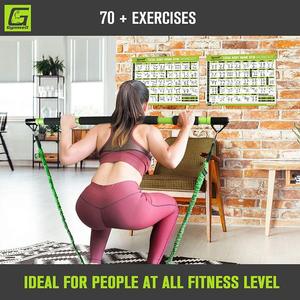 Set de Barra de <span class=keywords><strong>Pilates</strong></span> Portátil con Bandas de Resistencia, Equipo de Gimnasio <span class=keywords><strong>para</strong></span> Entrenamiento en Casa <span class=keywords><strong>para</strong></span> <span class=keywords><strong>Hombres</strong></span>, <span class=keywords><strong>para</strong></span> Reformadores de <span class=keywords><strong>Pilates</strong></span> - Product Image 6