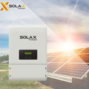 Venta caliente 5kw 10kw SolaX X1/X3 Power Hybrid On Off Grid Uso en el hogar Inversor solar MPPT