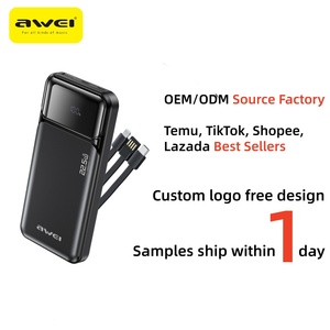 <span class=keywords><strong>AWEI</strong></span> <span class=keywords><strong>พา</strong></span><span class=keywords><strong>ว</strong></span><span class=keywords><strong>เวอร์</strong></span><span class=keywords><strong>แบงค์</strong></span> 10000mAh 20W PD ชาร์จเร็<span class=keywords><strong>ว</strong></span> พร้อมไฟแสดงสถานะ สายชาร์จในตั<span class=keywords><strong>ว</strong></span>แบบ USB-C - Product Image 2