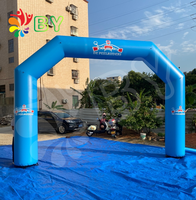 Arche de course gonflable personnalisée avec souffleur intégré, arche de départ/arrivée de marque pour événements sportifs de marathon et de cyclisme