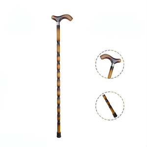 Gli anziani usano stampelle in legno come stampelle artigianali in legno leggere <span class=keywords><strong>e</strong></span> antiscivolo - Product Image 4