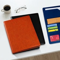 Porte-documents en cuir A4 personnalisé avec logo BOCE pour cadeaux d'affaires de bureau