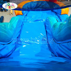 Grand <span class=keywords><strong>toboggan</strong></span> aquatique gonflable de <span class=keywords><strong>vacances</strong></span> en plein air personnalisé avec <span class=keywords><strong>piscine</strong></span> adapté aux adultes et aux enfants fête dans la cour - Product Image 5