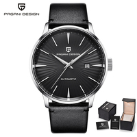 Montre automatique mécanique de luxe pour homme PAGANI Design 2770, bracelet en cuir, étanche, montre de style classique avec mouvement ETA