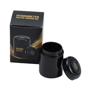 Novo Design Inteligente Coffee Bean Tanque De Armazenamento Temperatura Controlável E Umidade Tabaco Em Pó Vácuo Tanque Display Eletrônico