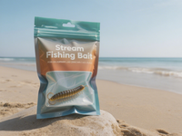 Sac d'emballage de leurre d'appât de pêche à fermeture éclair en plastique imprimé personnalisé avec trou européen