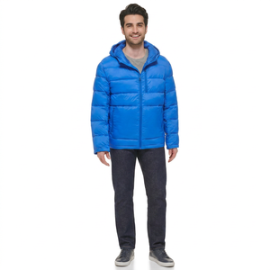 Blouson matelassé en toile isolant confortable pour homme – Léger, chaud, respirant, séchage rapide, style urbain - Product Image 1