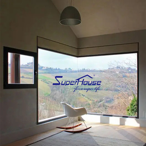 Úc USA Caribbean hiện đại cố định cửa sổ tường kính kích thước lớn cửa hàng shopfront Tùy chỉnh hình tròn hình ảnh cửa sổ - Product Image 5