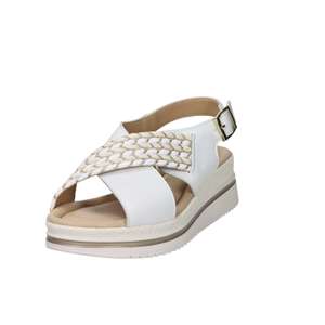 Valleverde Donna Sandales compensées blanches en bois de santal, talon de 5 cm, taille 39 - Product Image 5