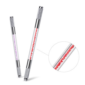 Acrylique Cristal de Tatouage De Microblading De Sourcil Stylo Double Taille pour pour le maquillage Permanent <span class=keywords><strong>micro</strong></span> lame - Product Image 4