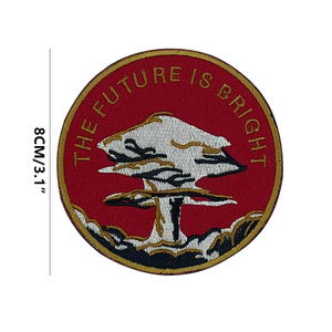 <span class=keywords><strong>Autocollant</strong></span> tactique Future Is Bright 3D brodé champignon nuage paillettes décorées Patch thermocollant pour vêtements toile <span class=keywords><strong>tissu</strong></span> - Product Image 6