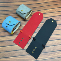 Cadeau promotionnel pour hommes et femmes : Portefeuille créatif en cuir pour espèces, pochette élégante en cuir pour ranger en toute sécurité les dollars américains