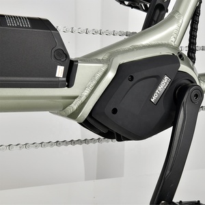 Phong cách mới Gia Đình Điện lai thành phố xe đạp 48V 500W động cơ 15ah tích hợp pin khung nhôm 25 km/h Tốc độ tối đa trung tâm - Product Image 4