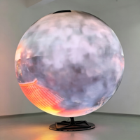 Premium Indoor Outdoor IP65 Wasserdichter Kugelförmiger LED-Bildschirm Globus-Display Mobile Steuerung 8K HDR Sonnenlicht-Lesbar 360 600CD