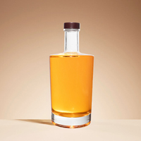 Fournisseurs de bouteilles en verre de forme carrée personnalisée 375ml 500ml 700ml 750ml Super Flint Glass Wine Vodka Liquor