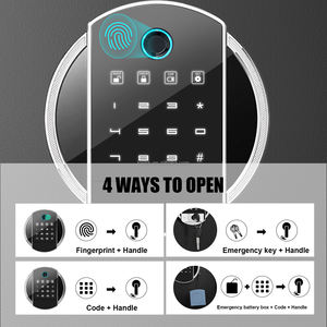 Caja de seguridad de acero de alta calidad de gran tamaño Kavey, bloqueo de huellas dactilares, bóveda duradera, almacenamiento de Artículos defensivos, pared de protección Personal - Product Image 3