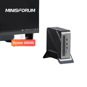 มินิพีซี MINISFORUMU Mingfan UM580 8-Core DDR5 8GB GDDR6 SSD สำหรับใช้งานที่บ้านและสำนักงาน พร้อม Radeon รองรับการสื่อสารแบบ One-Line Communication และพาวเวอร์ XF0647  พร้อมแรม DDR5 - Product Image 2