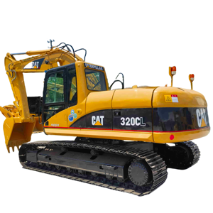 Excavatrice sur chenilles Caterpillar 320CL d'occasion, 26 tonnes, équipement lourd de construction, pompe 330D2L/329D2L pour pelle, puissance 120KW - Product Image 1
