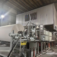 Máquina para Papel con Motor de Engranajes - Duradera, Fácil Mantenimiento, Producción de Alta Calidad, 440V/380V, Capacidad de 60-300 TPD