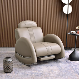 Sillones Reclinables de Estilo Nórdico Moderno para Sala de Estar, Sofá Reclinable para Lectura, Muebles Reclinables de Madera para Adultos - Product Image 6
