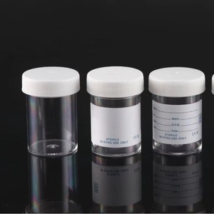 Urine Sample Different Specimen Collection Test Disposable Plastic Sterile Stool Cup With Screw Specimen Urine Container - Product Image 2
