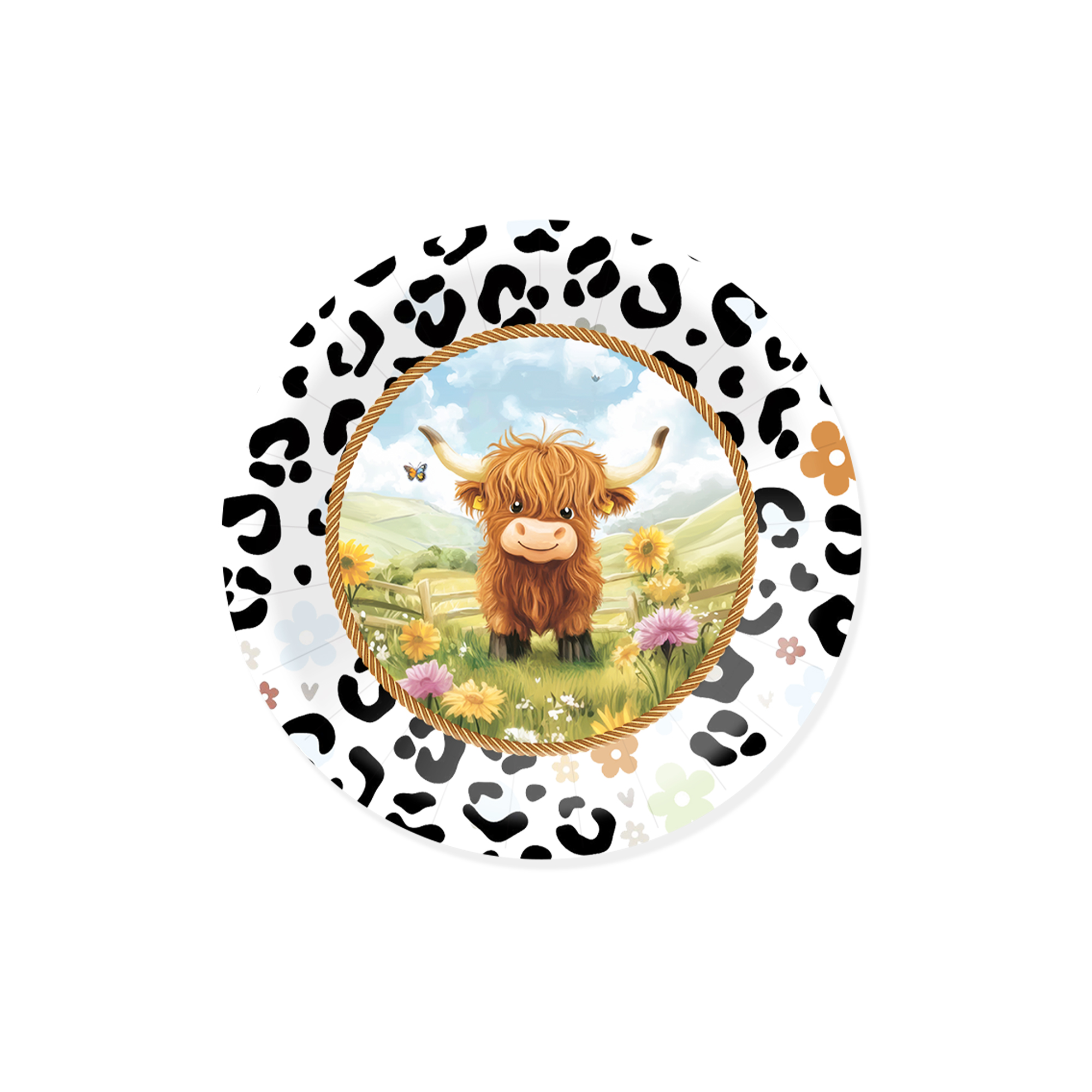 7inch paper plate*8pcs