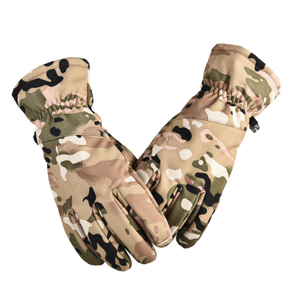 Gants d'hiver DFG1001-2 camouflage, isolants thermiques, compatibles écran tactile, épais et chauds pour le sport et le travail en extérieur – En stock - Product Image 1