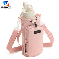 Sac à bouteille d'eau pour sports de plein air personnalisé, grande capacité, porte-gobelet bandoulière
